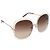 Chloé Gafas de sol Chloe metal Gold Tone Auth BA12851A
