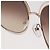 Chloé Gafas de sol Chloe metal Gold Tone Auth BA12851A - vista 10