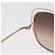 Chloé Gafas de sol Chloe metal Gold Tone Auth BA12851A - vista 9