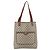 Borsa Tote GUCCI GG Supreme Web Sherry Line PVC Beige Red 39 02 003 Auth 180682 - vista 13