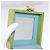 LOUIS VUITTON Vernis Bleecker Cosmetic Pouch Baby Blue M91003 Auth BA12747 Blu chiaro - vista 10
