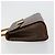 Céline Borsa a mano Medallion in tela Macadam CELINE PVC Pelle Marrone Oro Auth 180312A D'oro - vista 4