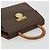 Céline Borsa a mano Medallion in tela Macadam CELINE PVC Pelle Marrone Oro Auth 180312A D'oro - vista 6