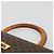 Céline Borsa a mano Medallion in tela Macadam CELINE PVC Pelle Marrone Oro Auth 180312A D'oro - vista 8