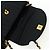 Borsa a tracolla CHANEL Half Moon Chain in raso nero e oro CC autentica 179055SAV D'oro - vista 21