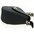 Borsa a tracolla CHANEL Half Moon Chain in raso nero e oro CC autentica 179055SAV D'oro - vista 4