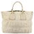 PRADA Hand Bag Leather Ivory Gold Auth bs35142 Golden Cream - view 2