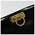 Salvatore Ferragamo Gancini Chain Bag Pelle vernice Nero Oro Auth bs35209 D'oro - vista 17