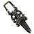 Chrome Hearts Dolch Anhänger Charm Top Ag925 Silver Auth 180404M Silber