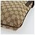 Borsa a Spalla GUCCI GG Canvas Beige Argento 122793 Auth 181168 - vista 15