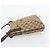 Borsa a Spalla GUCCI GG Canvas Beige Argento 122793 Auth 181168 - vista 3