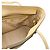 Borsa shopper tote MCM Wilder in pelle beige e pelle Visetos - vista 6