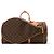 Louis Vuitton Monogram Keepall 50 Tennis Castaño Monograma