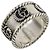 Gucci Double G Ring mit breitem Band