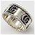 Gucci Double G Ring mit breitem Band - Ansicht 3