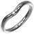 Tiffany & Co. geschwungener Ring aus Platin mit Diamant