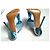 Le Silla Sandali Blue Crystal Embellished - vista 5