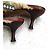 Dolce & Gabbana Sandali Tongs in Pelle Marrone Decorati - vista 3