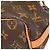 Borsa Louis Vuitton Noe Monogram Canvas Nano Marrone - vista 4