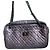Borsa Chanel 2.55 in pelle metallizzata Rosa Porpora