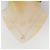Autre Marque Au750 Weißgold Initial H Diamant-Halskette Silber - Ansicht 6