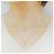 Autre Marque Collana con Croce in Diamanti in Oro Bianco K10 Argento - vista 6