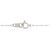 Autre Marque Collana a Fiore con Diamanti in Oro Bianco Au750 Argento - vista 5