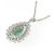 Autre Marque Collana con smeraldo e diamante Pt900 Pt850 Verde - vista 4