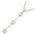 Autre Marque PT850 Platin-Halskette mit 0.30CT Diamant Silber - Ansicht 4