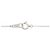 Autre Marque PT850 Platin-Halskette mit 0.30CT Diamant Silber - Ansicht 5