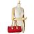 Borsa a tracolla Louis Vuitton Rosewood Avenue Monogram Vernis Rosso - vista 13