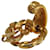 Yves Saint Laurent Boucles d'oreilles Round Circle Swing de Saint Laurent Doré  - vue 4