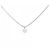 Autre Marque Collana in platino e diamanti Argento