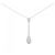 Autre Marque Collana in oro bianco Au750 e diamanti Argento