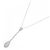 Autre Marque Collana in oro bianco Au750 e diamanti Argento - vista 2