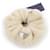 Prada Triangle Logo Mouton Scrunchie Beige  - Ansicht 1
