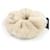 Prada Triangle Logo Mouton Scrunchie Beige  - Ansicht 2