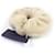 Prada Triangle Logo Mouton Scrunchie Beige  - Ansicht 3
