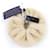 Prada Triangle Logo Mouton Scrunchie Beige  - Ansicht 4