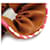 Hermès Hermes Claudia Chou Chou Clous de Sel Silk Hair Accessory Brown  - view 5