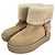 Botines cortos de mouton Louis Vuitton Beige