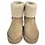 Botines cortos de mouton Louis Vuitton Beige - vista 5