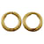 Orecchini Chanel Coco Mark Loop D'oro  - vista 1