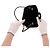 Chanel Borsa a tracolla in velluto trapuntato Nero - vista 6