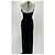 Autre Marque MANURI Langes schwarzes Viscose Kleid - Ansicht 2