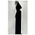 Autre Marque MANURI Langes schwarzes Viscose Kleid - Ansicht 3