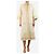 Autre Marque Oversized Kimono-Jacke in Creme - Größe UK 6 Roh - Ansicht 3
