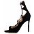 Gianvito Rossi Décolleté con lacci neri - taglia EU 37 (UK 4) Nero