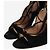 Gianvito Rossi Décolleté con lacci neri - taglia EU 37 (UK 4) Nero - vista 4
