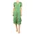 Ba&Sh Grünes Vika Midi-Kleid - Größe M